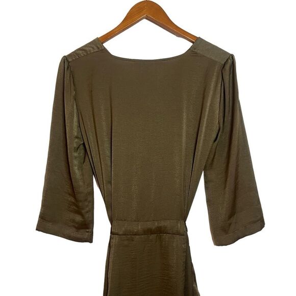 BCBGMAXARZIA‎ brown tie waist dress. Size xs - Picture 6 of 7